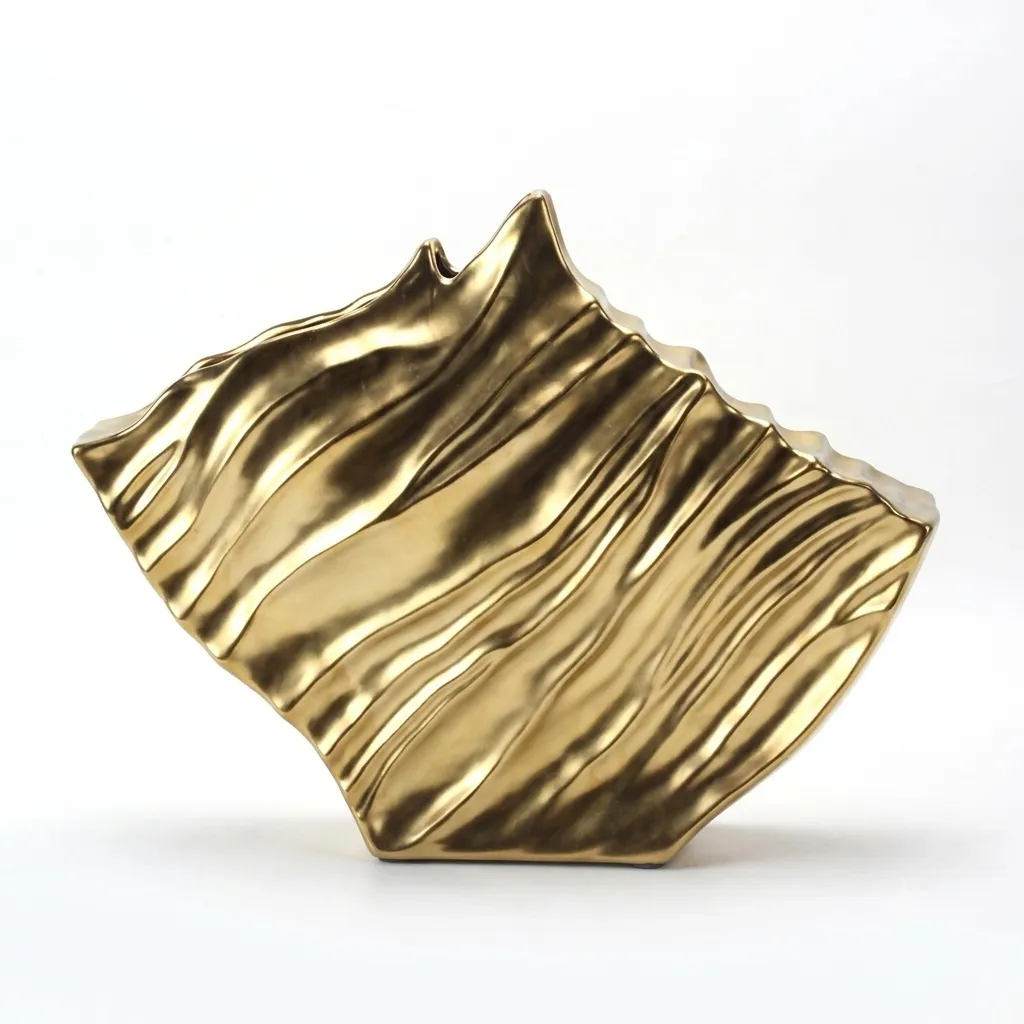 Gold Resin Vase | 35cm