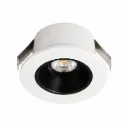 NOX White & Black Mini Recessed LED Spotlight| 1.5W 3000K 24°