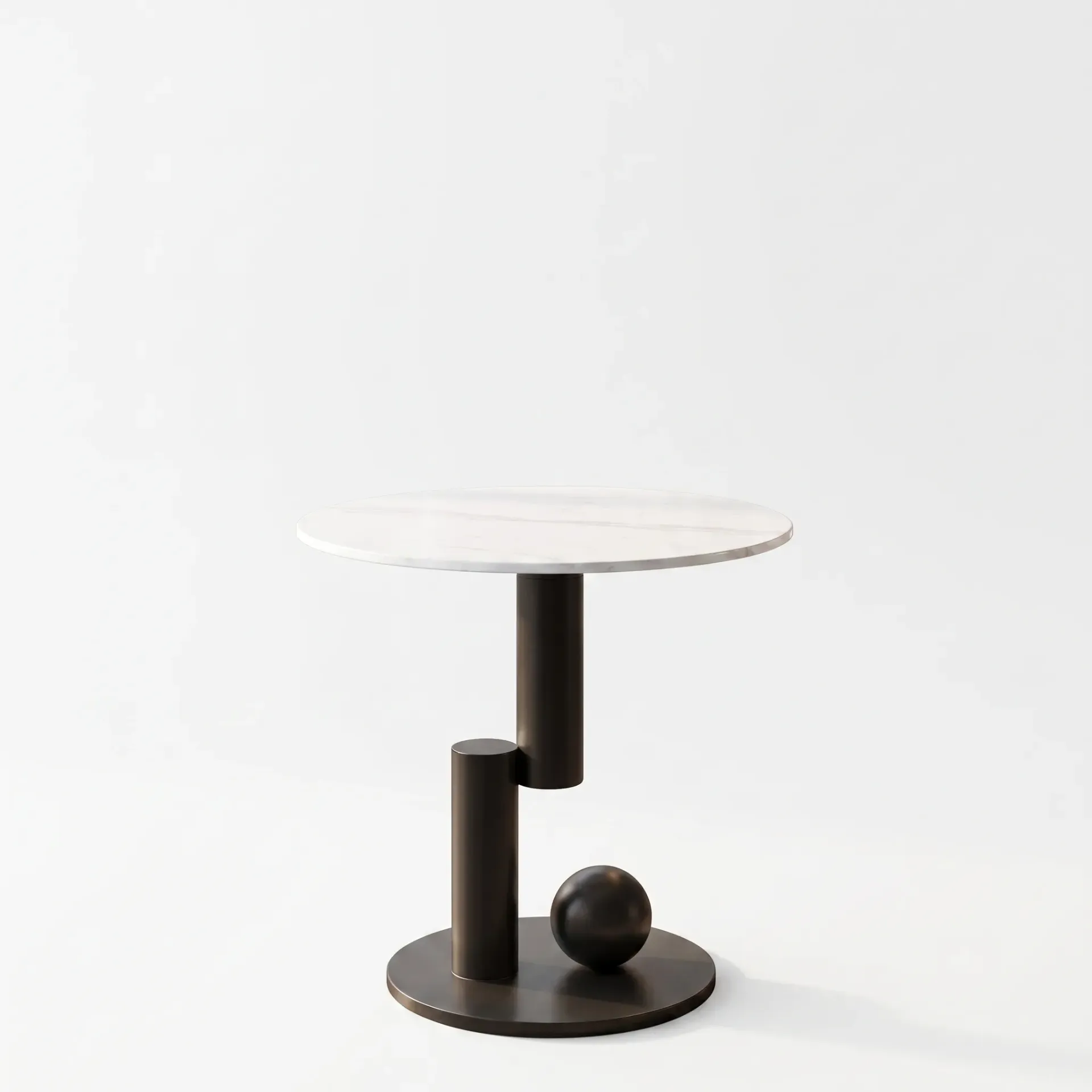 Nero Black Marble Side Table