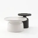 Milo Black & White Nesting Table Set
