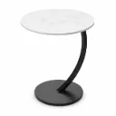 Arco White Round Side Table