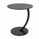 Arco Black Round Side Table