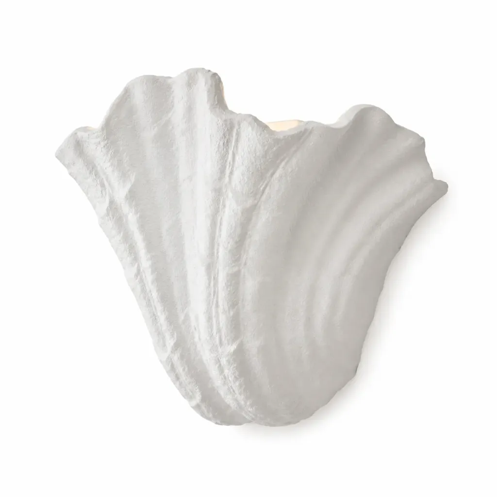 [WL3059-1WH] Flora White Ceramic Wall Lamp| 1xE14