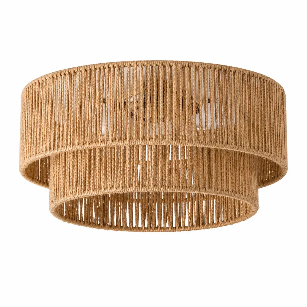 [CL4526-3RT] Sava Rattan Rope Ceiling Lamp| 3-Light E27