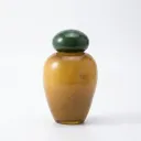 Oria Yellow & Green Glass Vase | H25cm