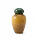 Oria Yellow & Green Glass Vase| H25cm