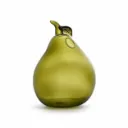 Green Pear Glass Vase