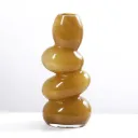 Amber Glass Decorative Vase | H32cm