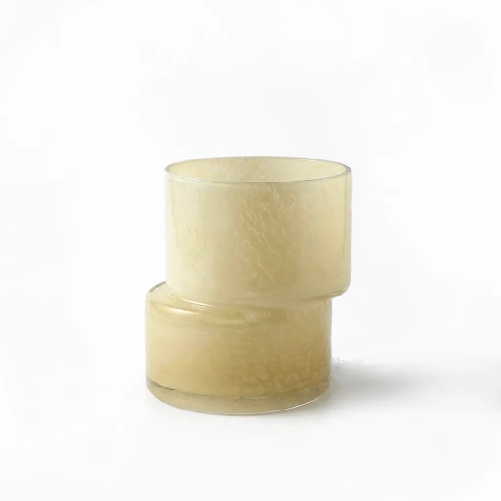 [VS877-YL] Sola Yellow Glass Vase