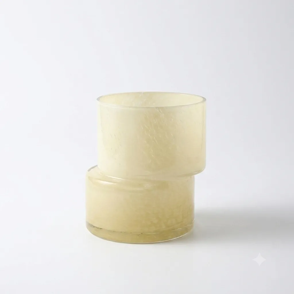 Sola Yellow Glass Vase