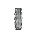 Grey Textured Glass Vase