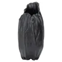 Drape Black Ceramic Vase| H31.5cm