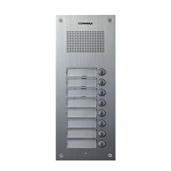 Commax DR-8UM Silver 8-Button Audio Door Station | DR-nUM Series